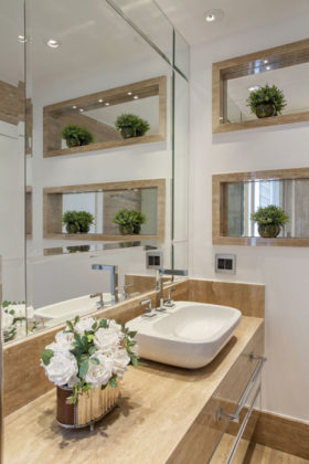 banheiros decorados com plantas