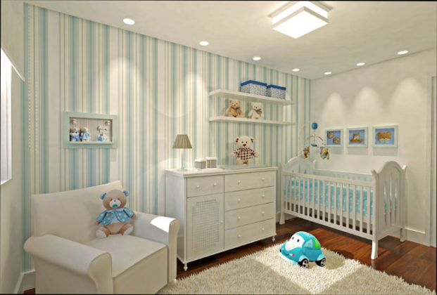 Papel de parede para quarto de bebê