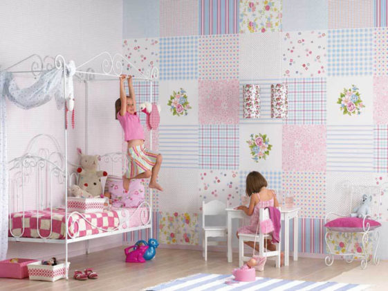 Papel de parede para quarto infantil