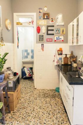 Cozinha de apartamento pequeno