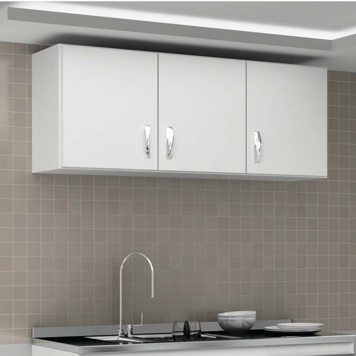 Armário de cozinha de parede pequeno com design moderno