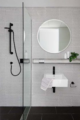 Espelho para banheiro redondo