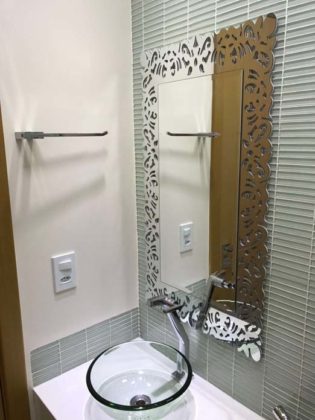espelho bisotado para banheiro
