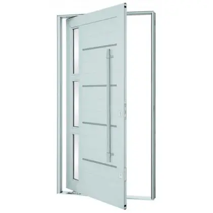 porta pivotante aluminio