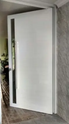 porta pivotante aluminio