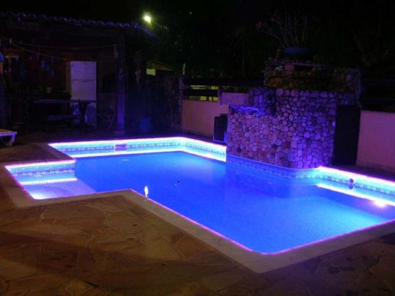 Iluminação para piscina