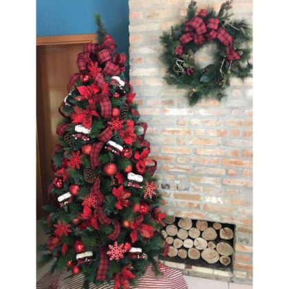 árvores de Natal decoradas