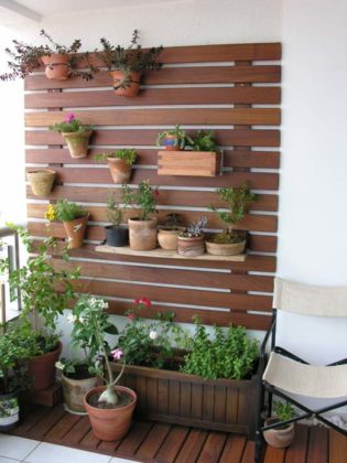 jardim vertical em varandas pequenas