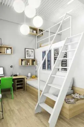 Mezanino em quarto