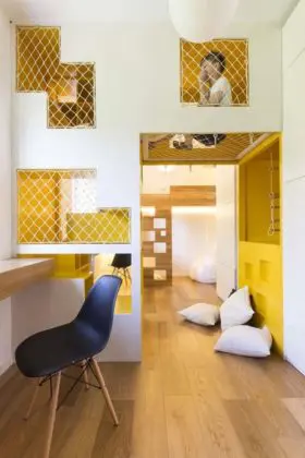 Mezanino em quarto