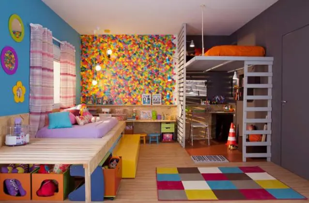 Mezanino em quarto