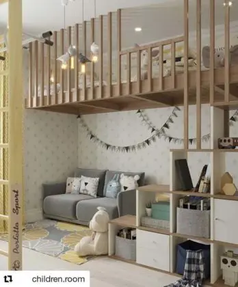 Mezanino em quarto