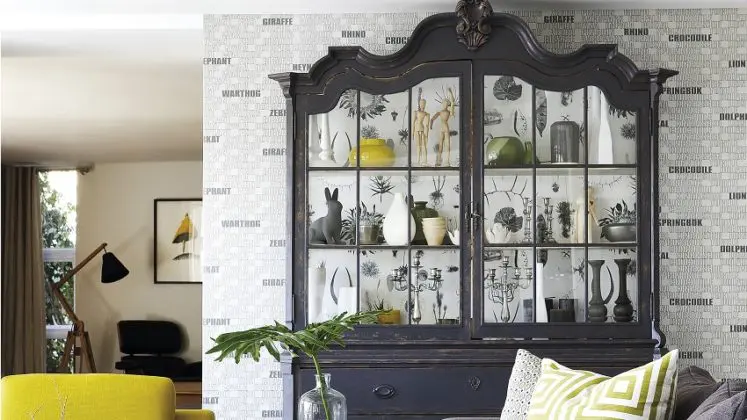 sala com decoração Art Nouveau
