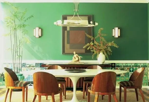 sala com decoração Art Nouveau