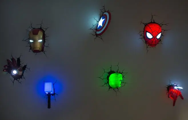 luminária nerd
