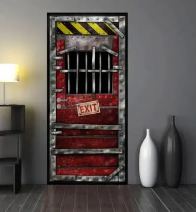 porta quarto nerd