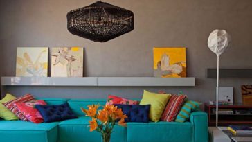 decoração coloridas