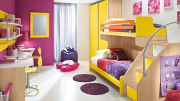 decoração colorida para o quarto
