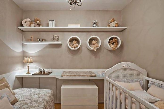 nichos para o quarto de bebe