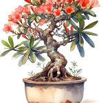 adeniums-watercolor-illustration-unique-eyecatching-home-decor-generative-ai