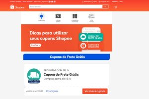 Print de site da shopee.