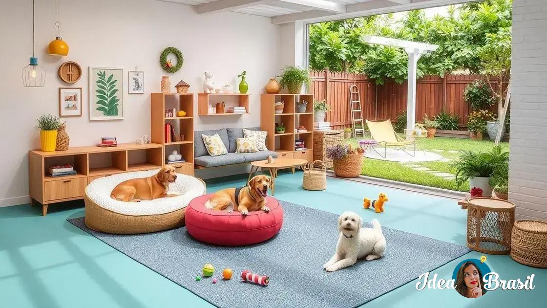 Ideias criativas para espaços pet-friendly