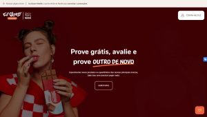 página do site do Programa Eu Quero Nestlé.
