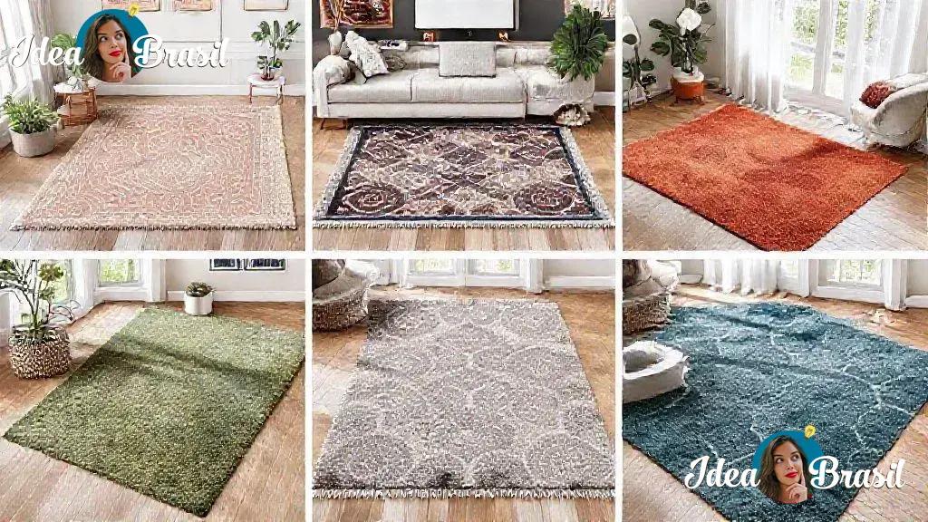 Tapetes decorativos permeáveis