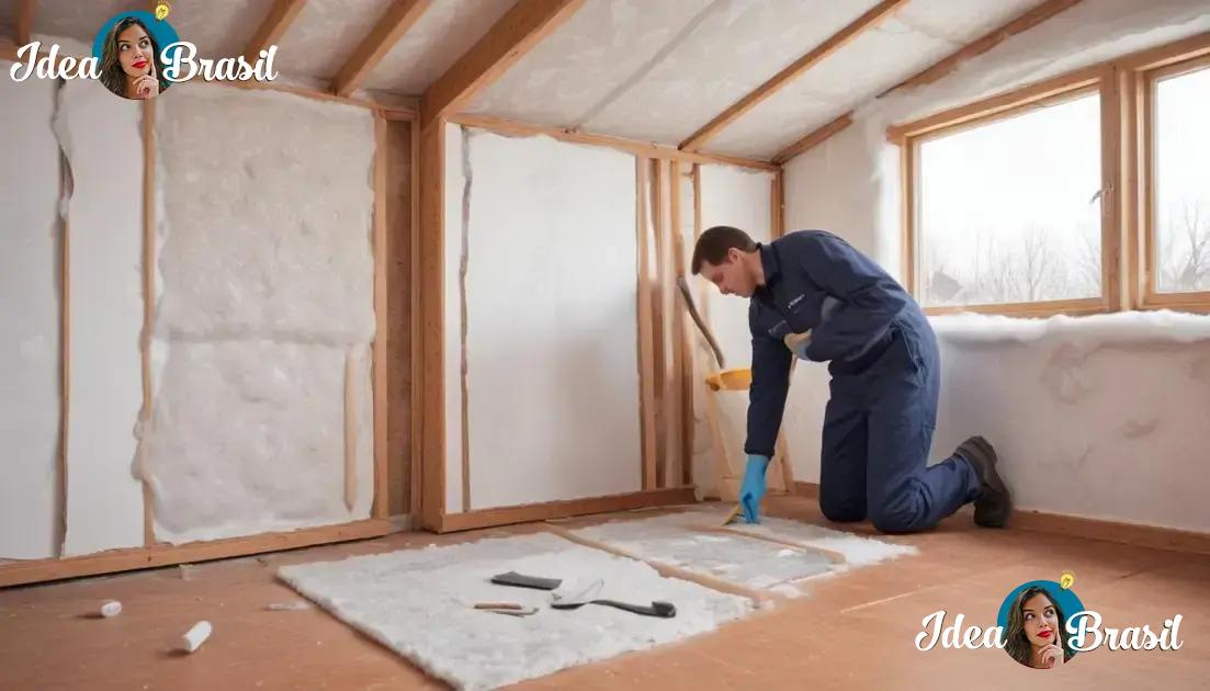 Cuidados e manutenção do isolamento térmico