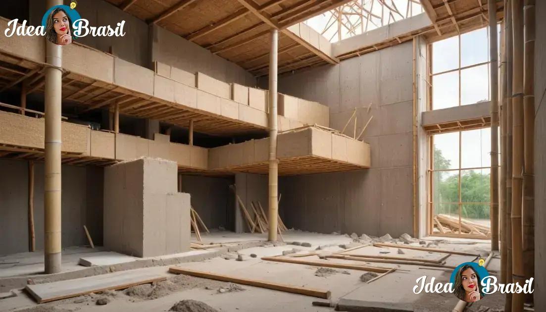 Exemplos de materiais e técnicas sustentáveis
