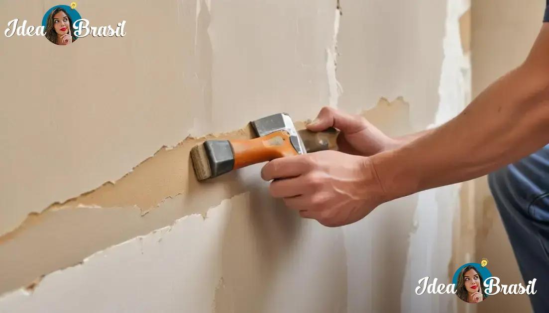 Reparos em paredes e texturas