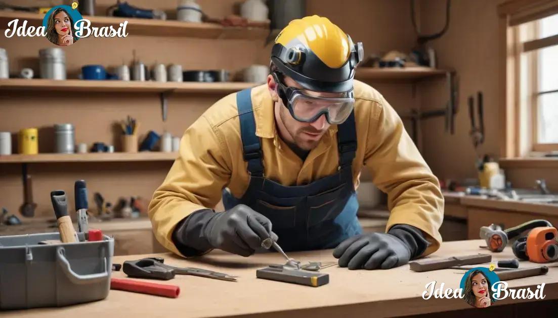Cuidados com segurança durante os reparos