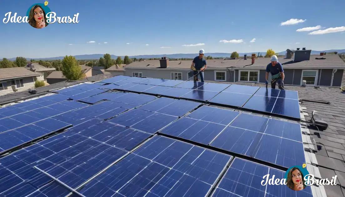 Como funciona a instalação de painéis solares?